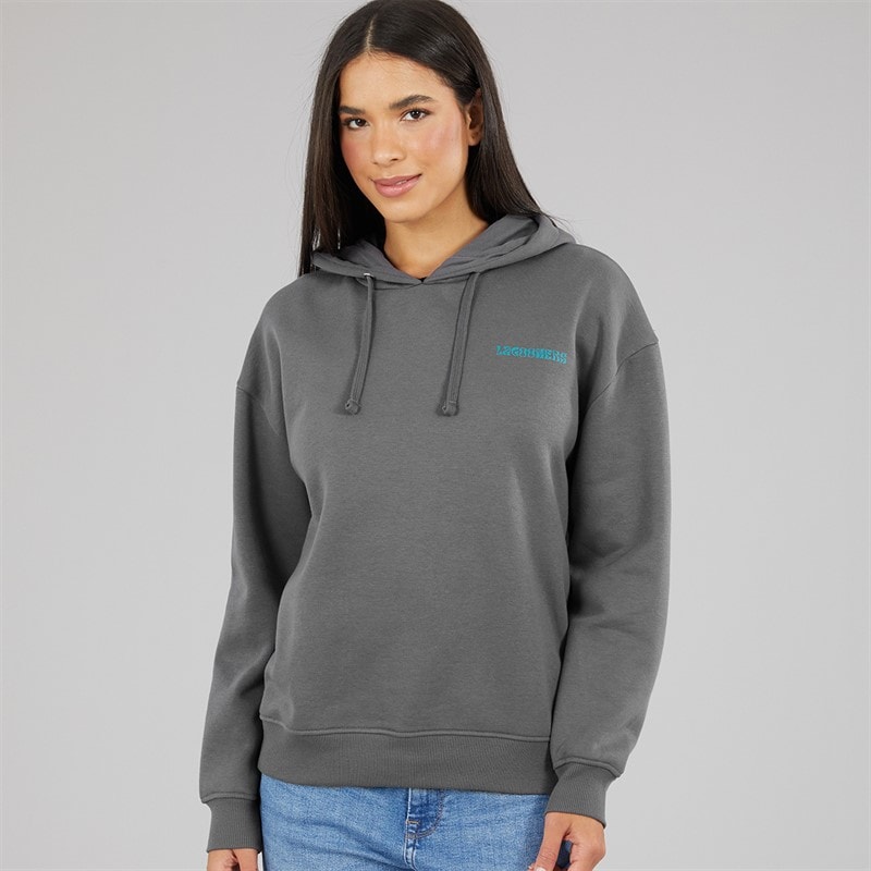 Lagooners Womens Little Sedge Hoodie Charcoal - Image 2