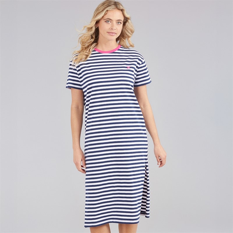 Lagooners Womens Gatemoor Dress Navy/White