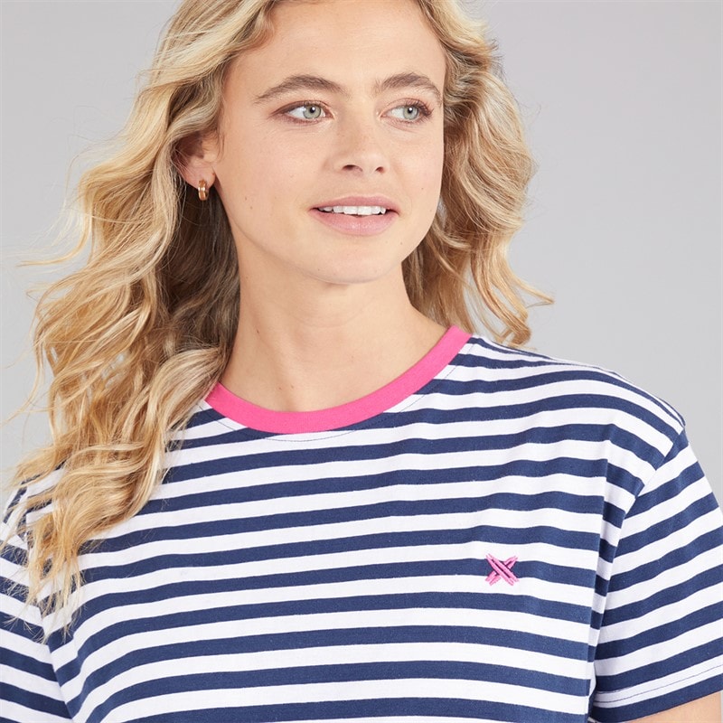 Lagooners Womens Gatemoor Dress Navy/White - Image 3