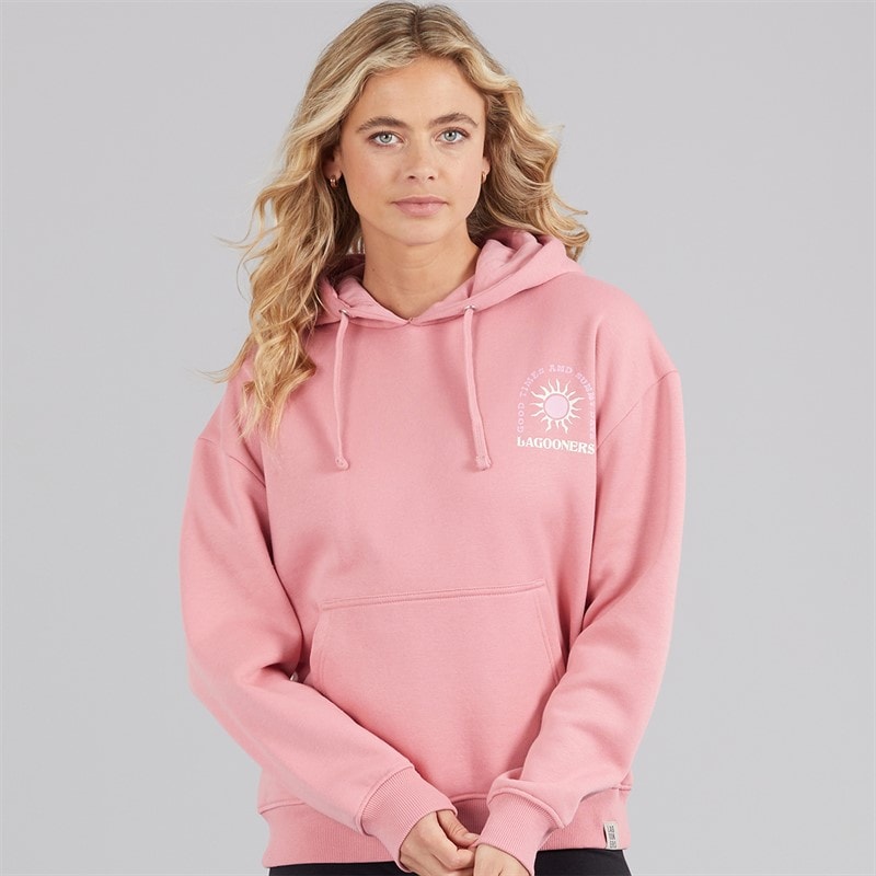Lagooners Womens Falkirk Hoodie Brandied Apricot - Image 2