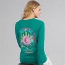 Lagooners Womens Airdrie Long Sleeve T-Shirt Teal