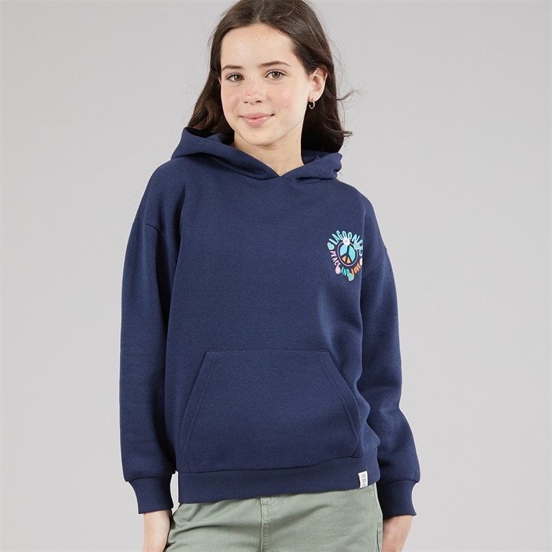 Lagooners Girls Barley Hoodie Navy - Image 2