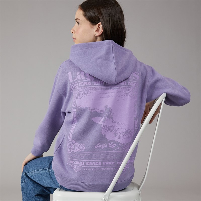 Lagooners Girls Driftwood Hoodie Violet