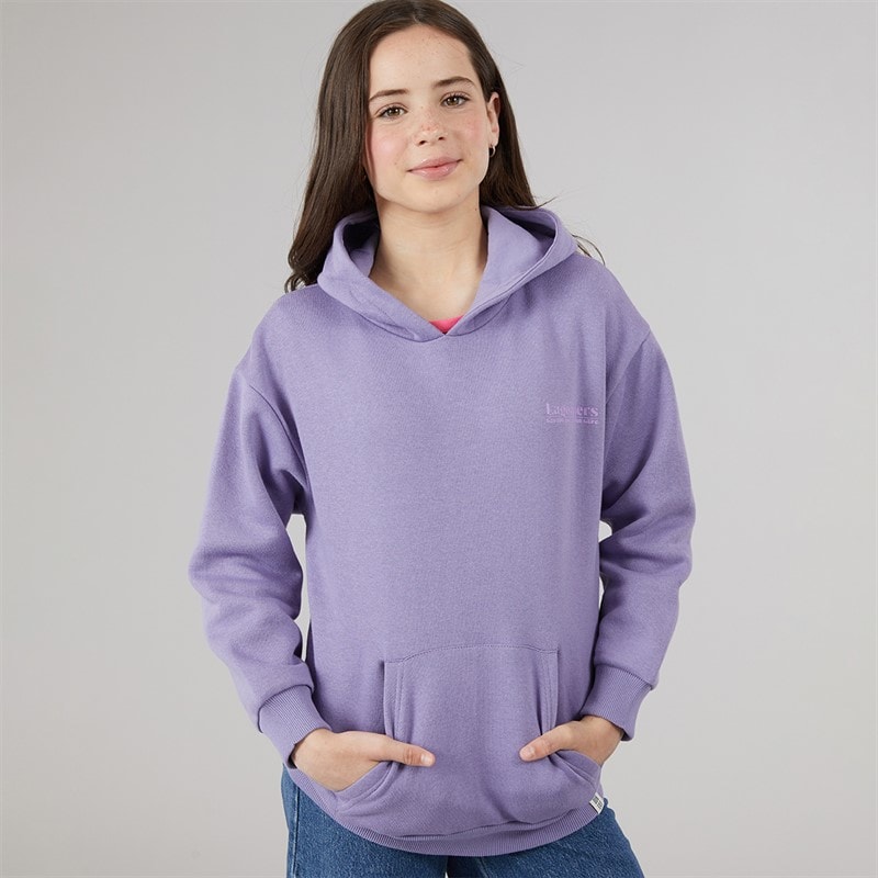 Lagooners Girls Driftwood Hoodie Violet - Image 2