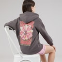 Lagooners Girls Barley Hoodie Charcoal