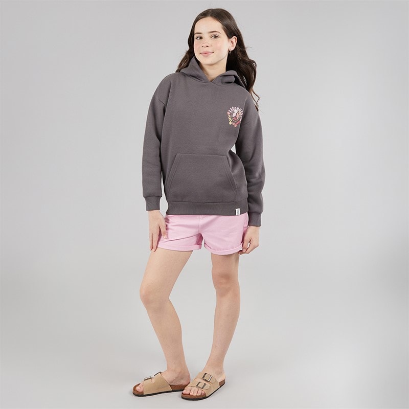 Lagooners Girls Barley Hoodie Charcoal - Image 4