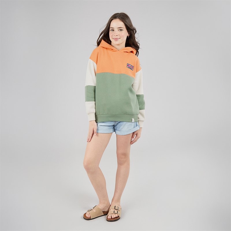 Lagooners Girls Mistley Hoodie Green Bay - Image 3