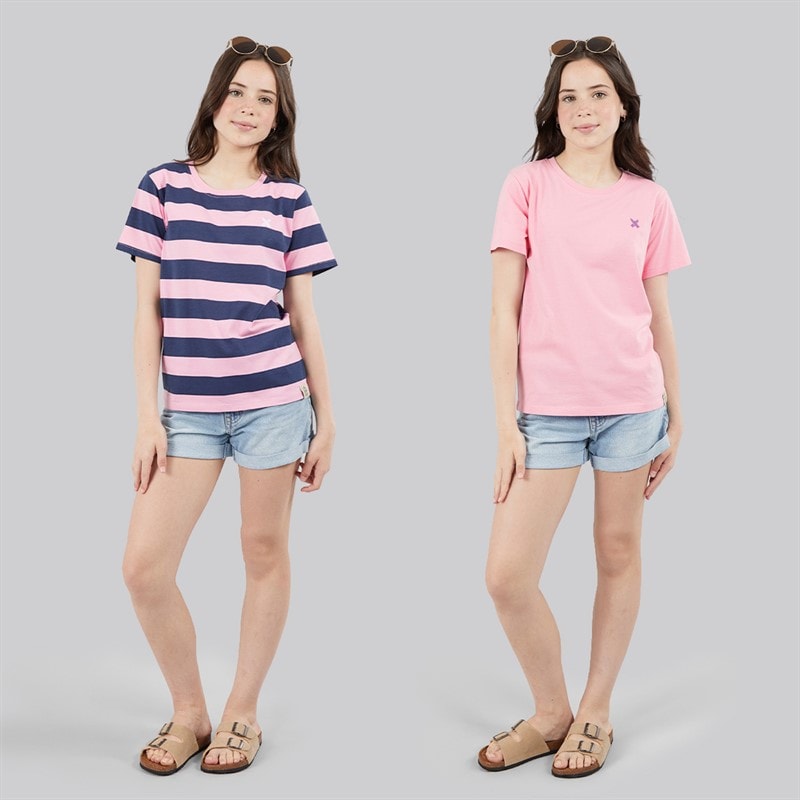 Lagooners Girls Dandelion Two Pack T-Shirts Pink - Image 3