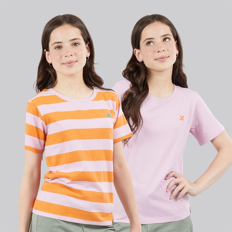 Lagooners Girls Dandelion Two Pack T-Shirts Lilac
