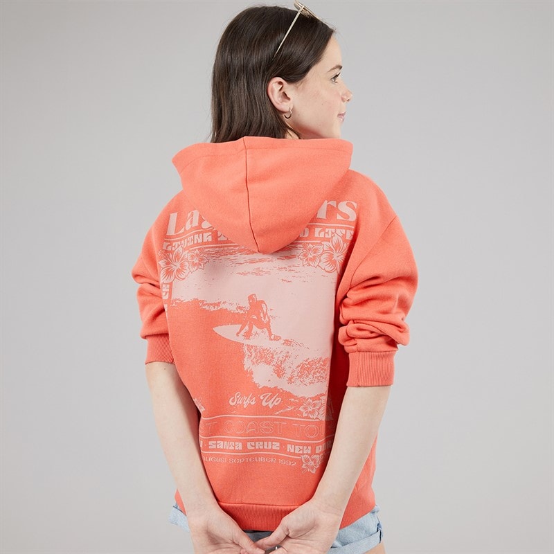 Lagooners Girls Driftwood Hoodie Mandarin