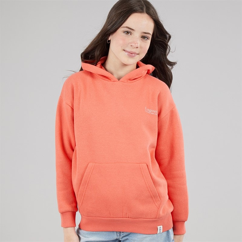 Lagooners Girls Driftwood Hoodie Mandarin - Image 2