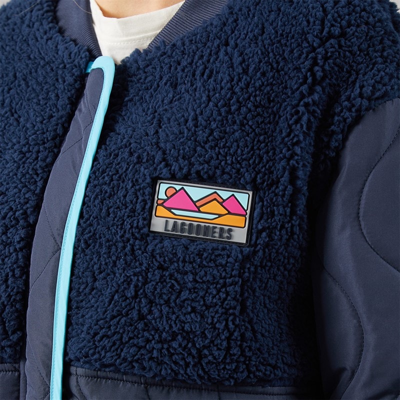 Lagooners Womens Chatsworth Bomber Jacket Navy - Image 5