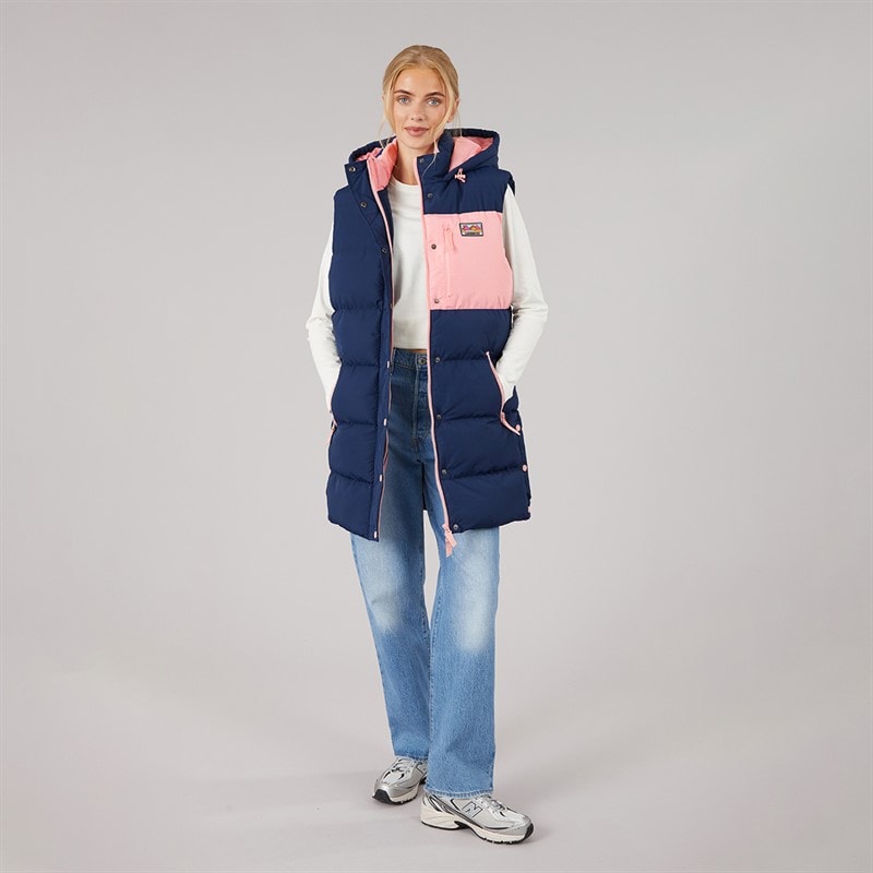 Lagooners Womens Liatris Long Gilet Navy - Image 4