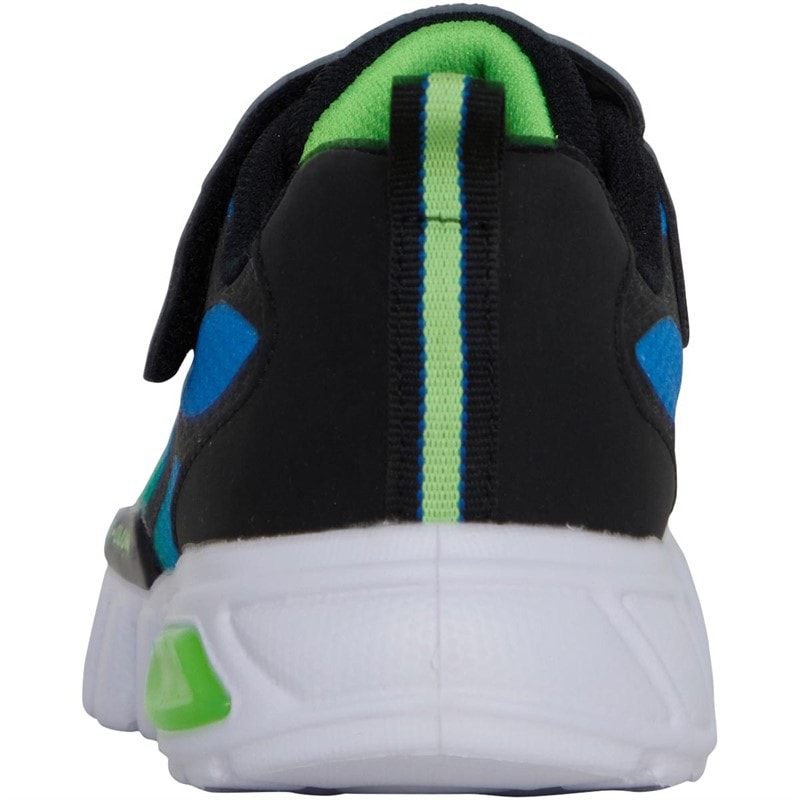 SKECHERS SPORT SKECHERS Junior S Lights Flex Glow - Dezlo Trainers Blue/Black/Lime - Image 3