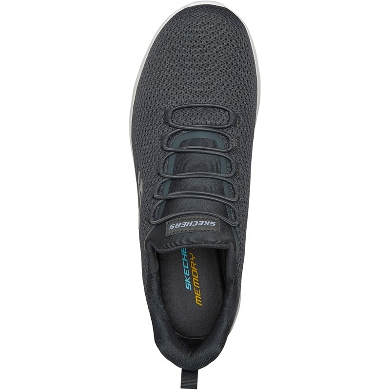 SKECHERS SPORT SKECHERS Mens Dynamight Trainers Grey - Image 4