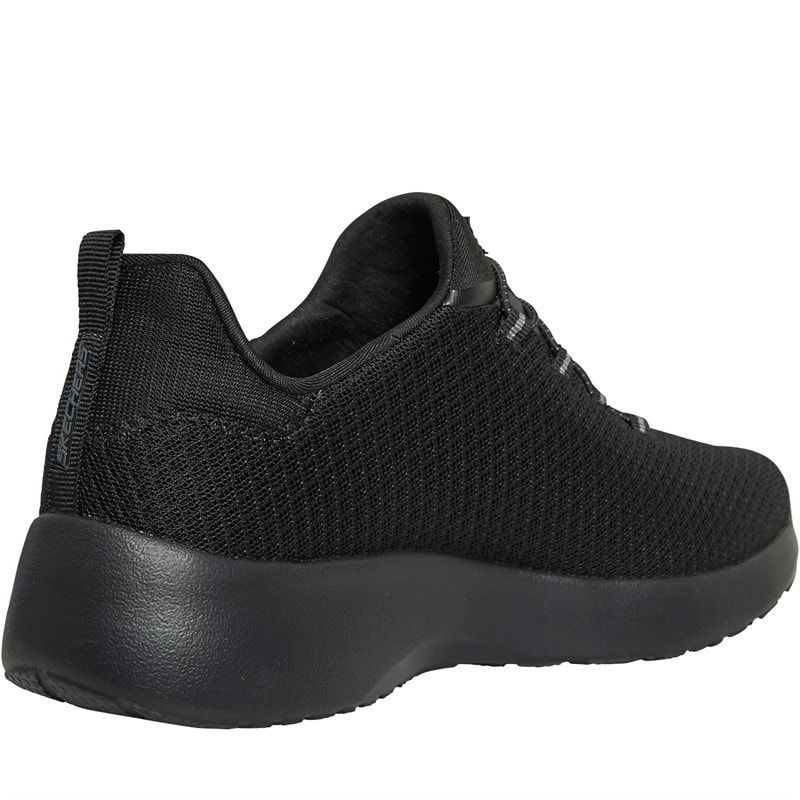 SKECHERS SPORT SKECHERS Womens Dynamight Trainers Black/Black - Image 5