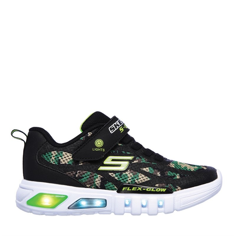 SKECHERS SPORT SKECHERS Infant Boys Flex Glow Rondler Sneakers Camouflage - Image 1