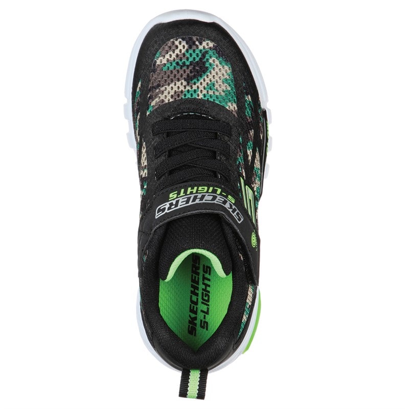 SKECHERS SPORT SKECHERS Infant Boys Flex Glow Rondler Sneakers Camouflage - Image 4