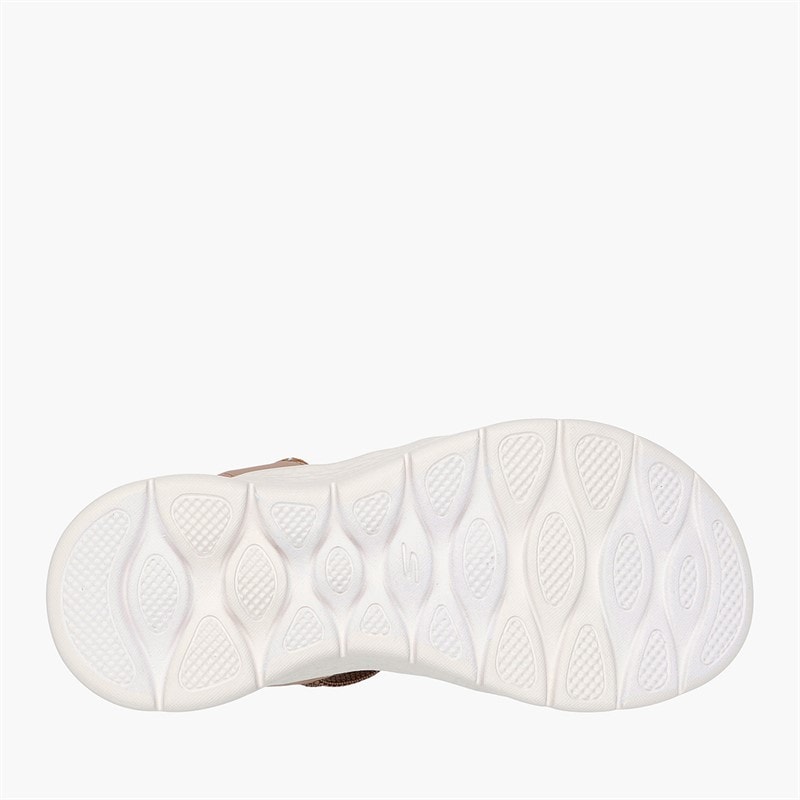 SKECHERS Womens Go Walk Flex Sandals Natural - Image 2