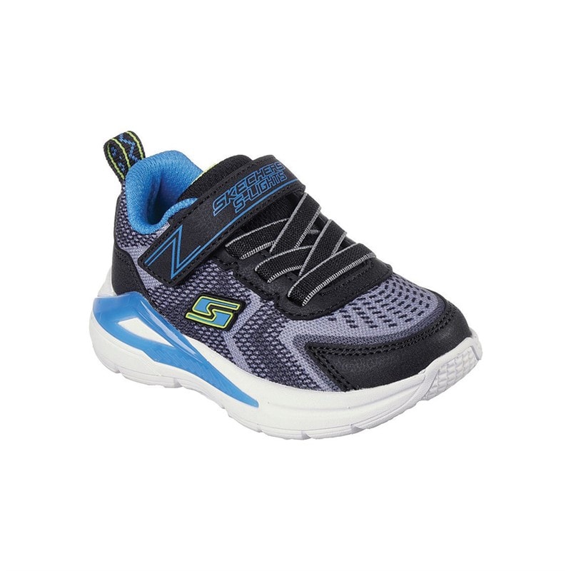 SKECHERS Boys Flex Glow Bolt Sneakers Black