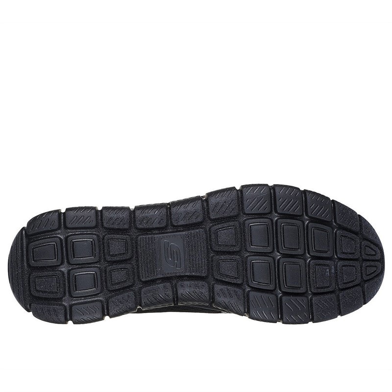 SKECHERS SPORT SKECHERS Mens Track Leshur Sneakers Black - Image 2