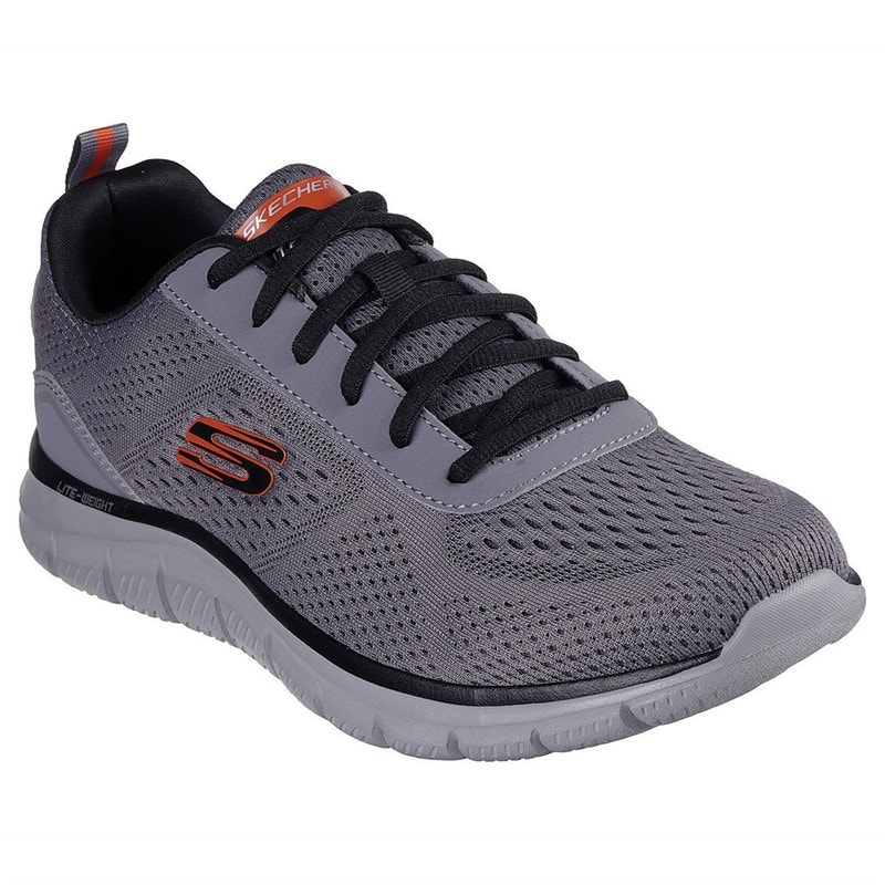 SKECHERS SPORT SKECHERS Mens Track Leshur Sneakers Grey - Image 3
