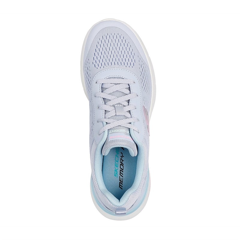 SKECHERS SPORT SKECHERS Womens Skech-Air Dynamight 2.0 New Heights Sneakers Blue - Image 4