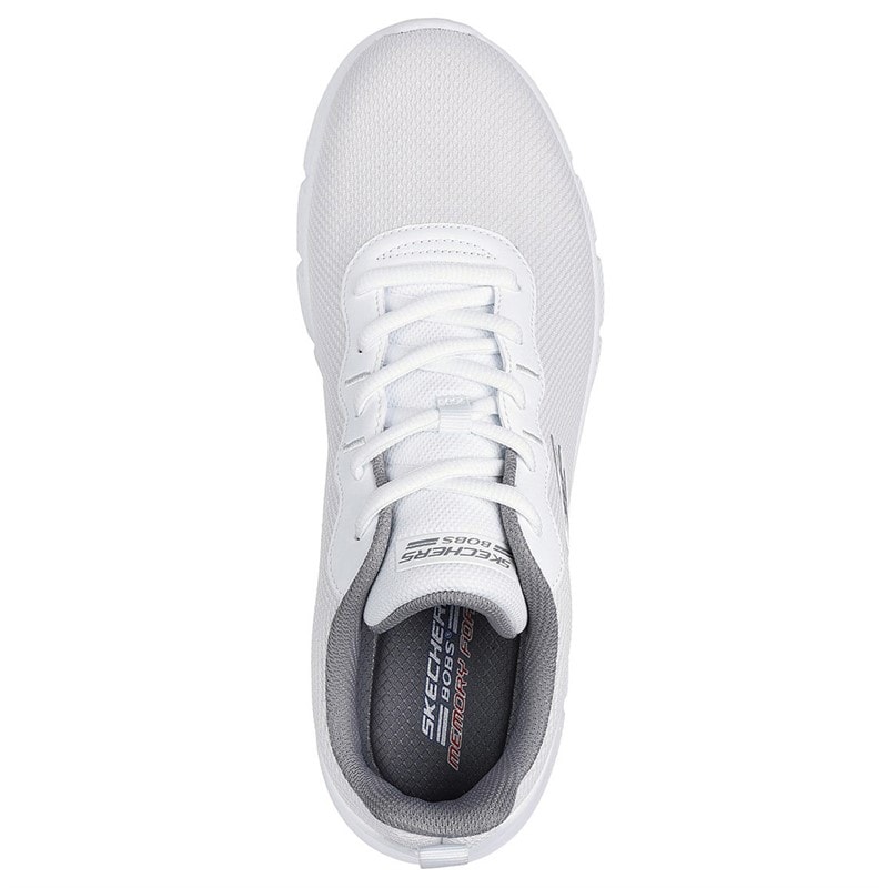 SKECHERS SPORT SKECHERS Mens Bobs B Flex Icy Edge Sneakers White - Image 4