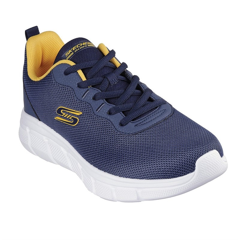 SKECHERS SPORT SKECHERS Mens Bobs B Flex Icy Edge Sneakers Navy - Image 3