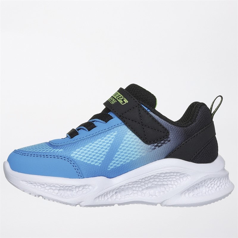 SKECHERS SPORT SKECHERS Infant Boys Meteor Lights Krondox Trainers Blue/Black - Image 4