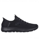 SKECHERS Mens Summit Slip-Ins High Range Sneakers Black