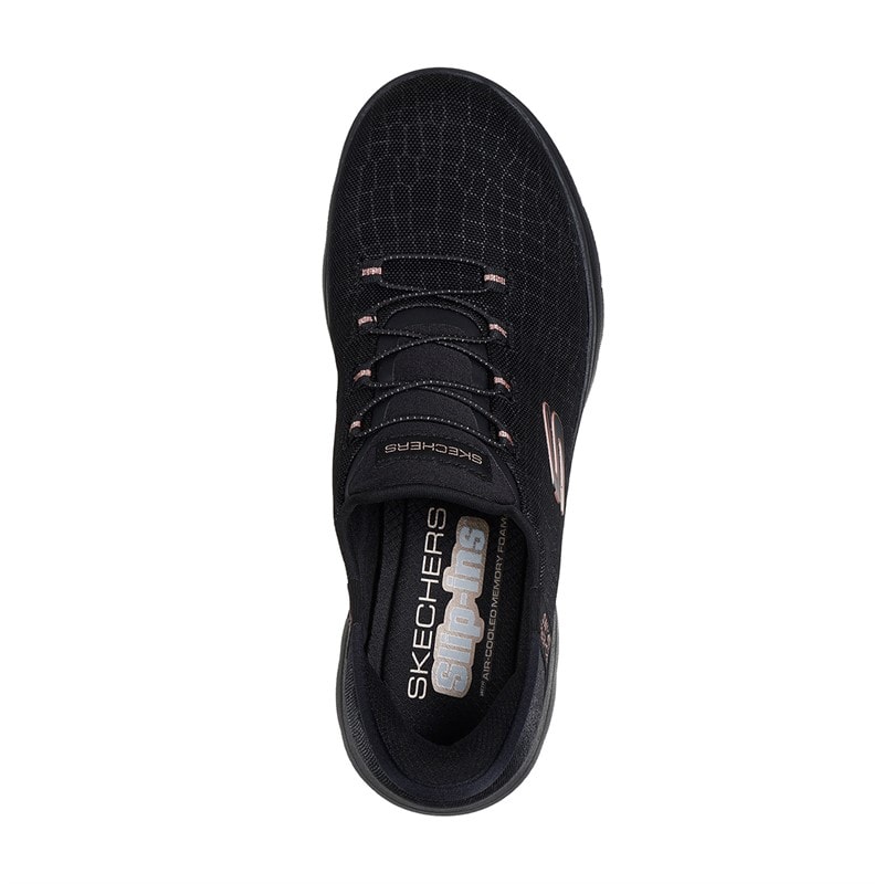 SKECHERS SPORT SKECHERS Womens Summits Classy Night Slip In Sneakers Black - Image 4