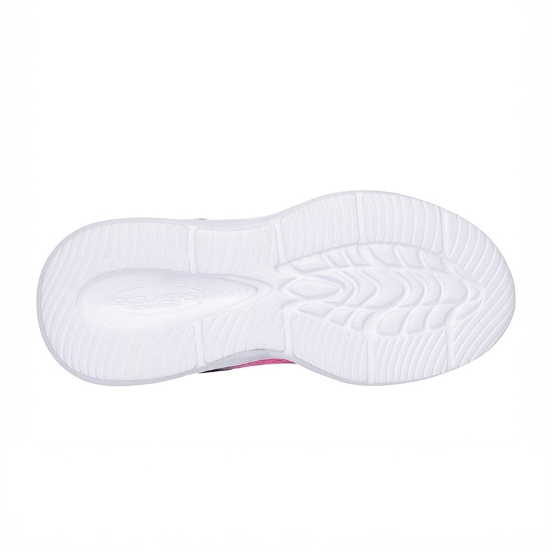 SKECHERS SPORT SKECHERS Girls Sola Glow Ombre Deluxe Sneakers Black - Image 2