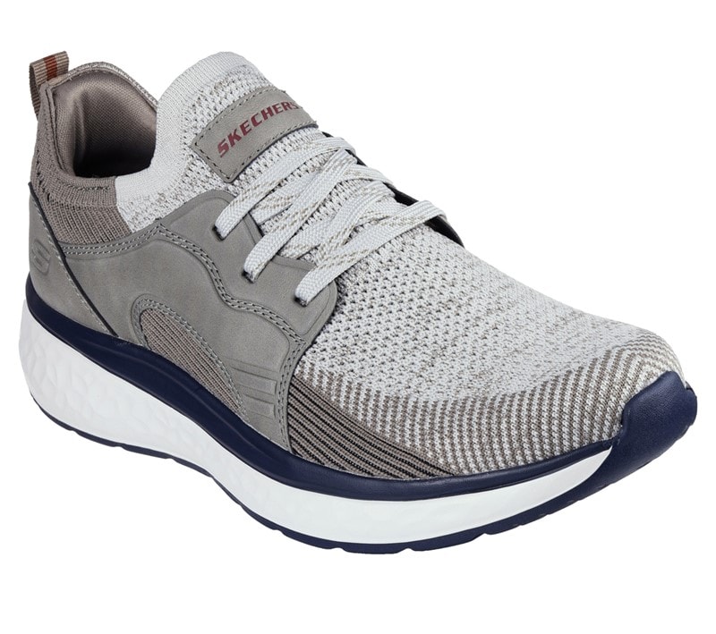 SKECHERS SPORT SKECHERS Mens Lancer Dalton Sneakers Natural - Image 3