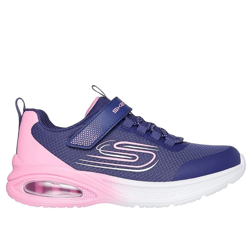 SKECHERS SPORT SKECHERS Girls Microspec Max Advance Fly 3.0 Sneakers Navy - Image 1