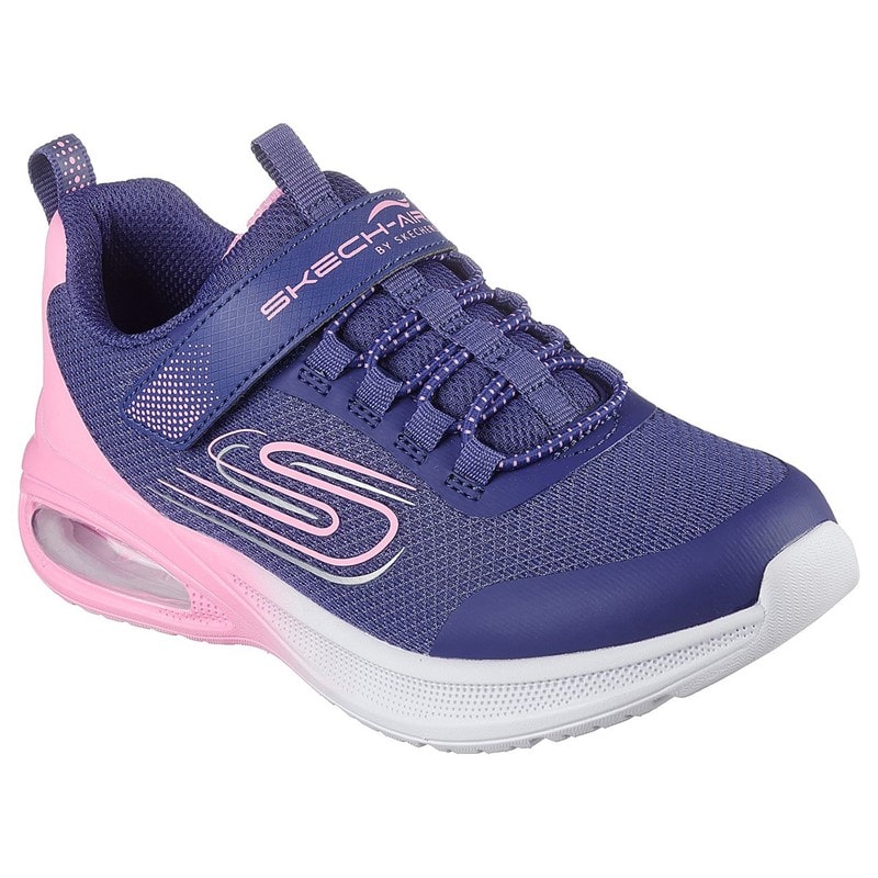 SKECHERS SPORT SKECHERS Girls Microspec Max Advance Fly 3.0 Sneakers Navy - Image 3
