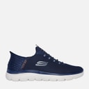 SKECHERS Mens Summits High Range Slip-In Sneakers Navy