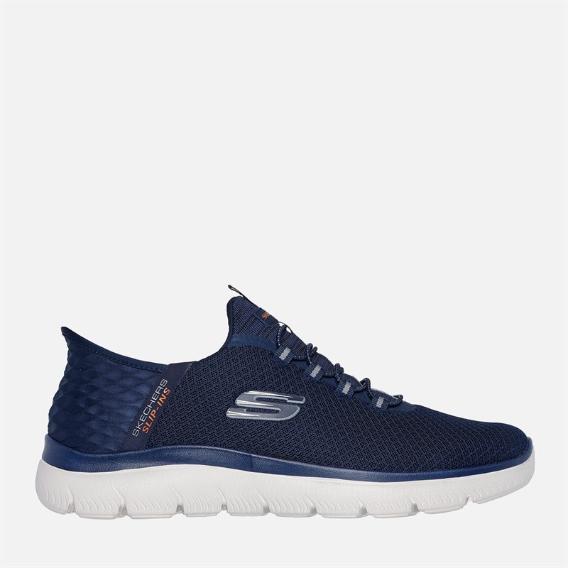 SKECHERS Mens Summits High Range Slip-In Sneakers Navy