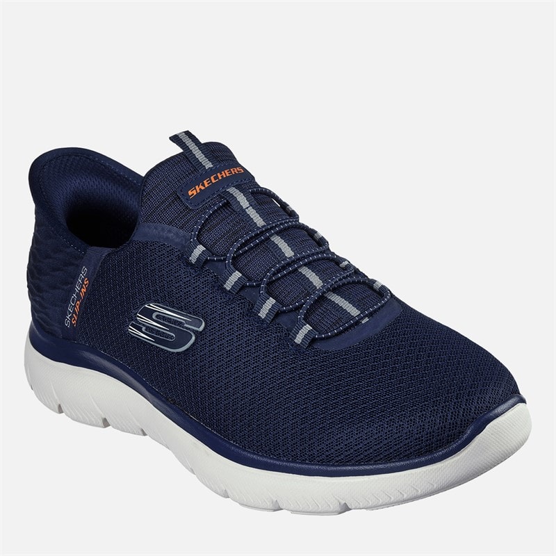 SKECHERS SPORT SKECHERS Mens Summits High Range Slip-In Sneakers Navy - Image 3