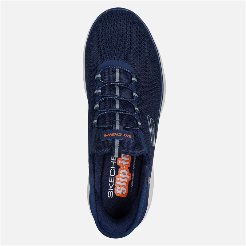 SKECHERS SPORT SKECHERS Mens Summits High Range Slip-In Sneakers Navy - Image 4