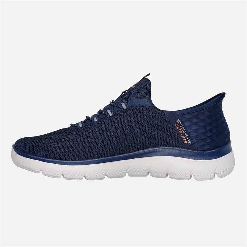 SKECHERS SPORT SKECHERS Mens Summits High Range Slip-In Sneakers Navy - Image 5