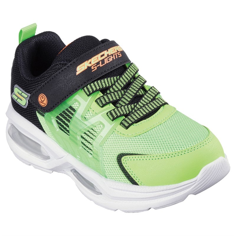 SKECHERS SPORT SKECHERS Boys S Lights: Prismatrons Trainers Lime - Image 3