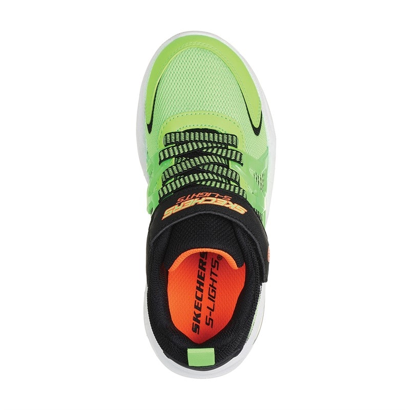 SKECHERS SPORT SKECHERS Boys S Lights: Prismatrons Trainers Lime - Image 4