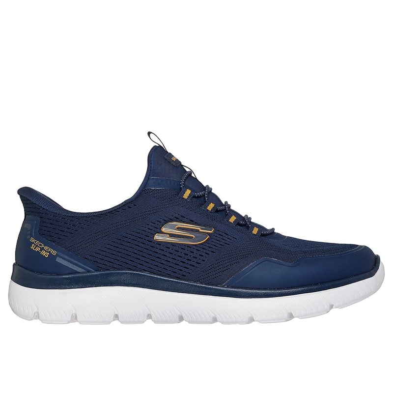 SKECHERS SPORT SKECHERS Mens Skechers Summits Slip In Sneakers Navy - Image 1
