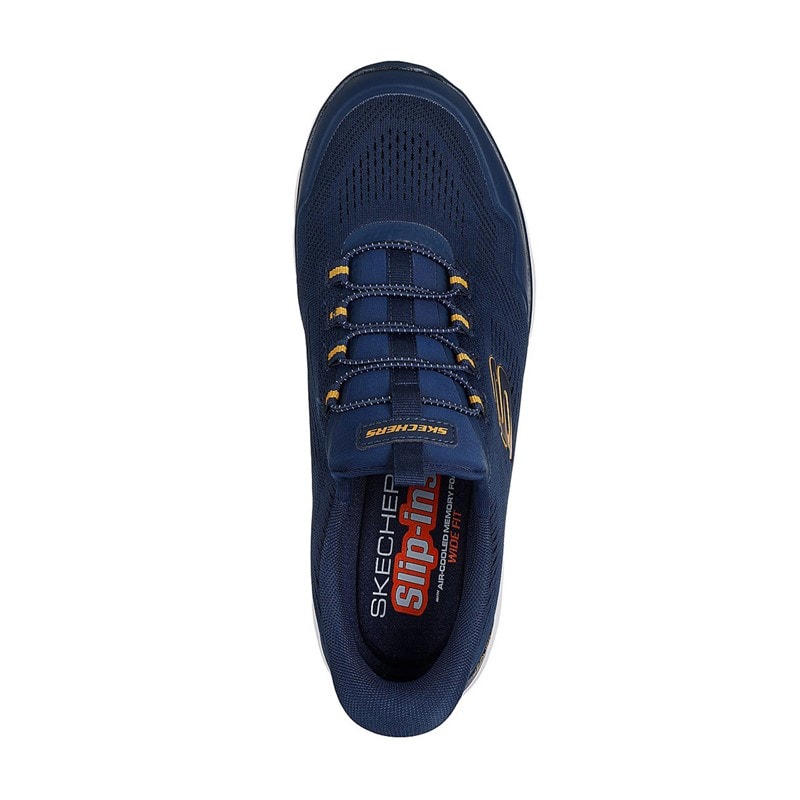 SKECHERS SPORT SKECHERS Mens Skechers Summits Slip In Sneakers Navy - Image 4