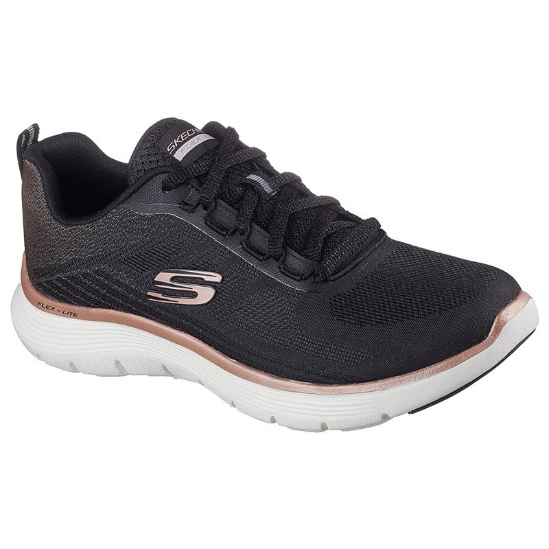 SKECHERS SPORT SKECHERS Womens Flex Appeal 5.0 Sneakers Black - Image 3