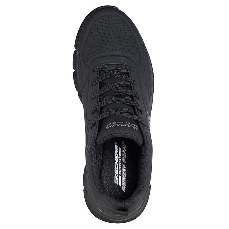 SKECHERS SPORT SKECHERS Mens Bobs B Flex Sneakers Black - Image 3