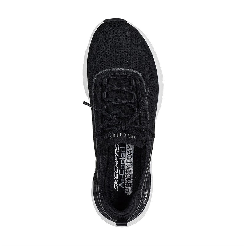 SKECHERS SPORT SKECHERS Womens Pure Flex Midnight Star Sneakers Black - Image 4