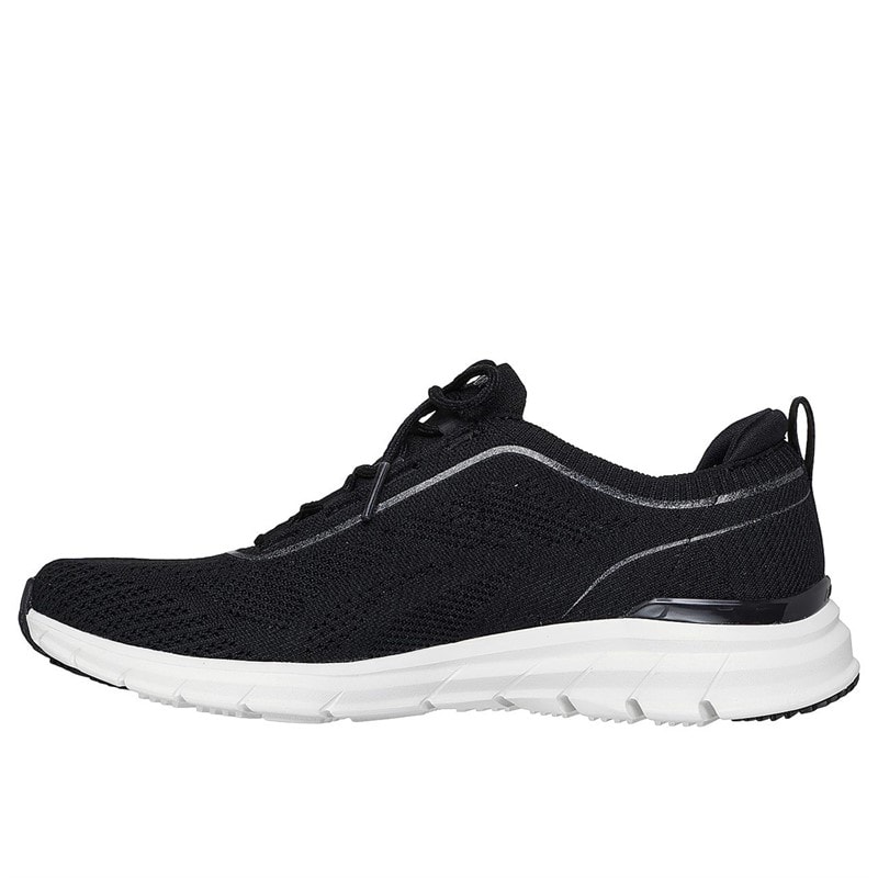 SKECHERS SPORT SKECHERS Womens Pure Flex Midnight Star Sneakers Black - Image 5
