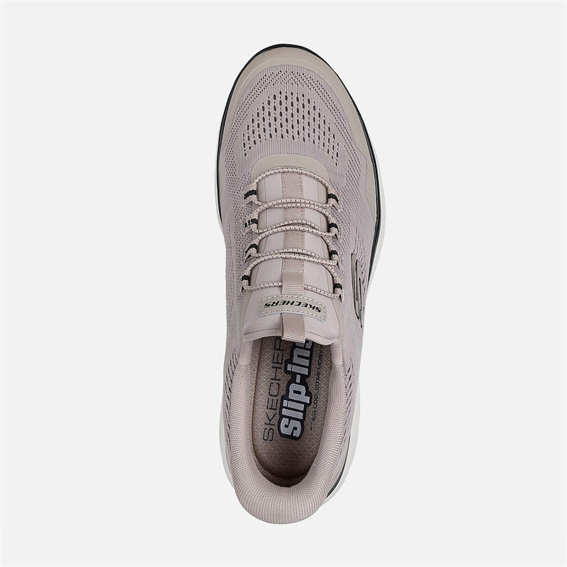 SKECHERS SPORT SKECHERS Mens Summits Slip In Sneakers Natural - Image 3